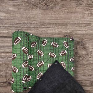 Eco-Friendly Reusable Paper Towels in Football Print